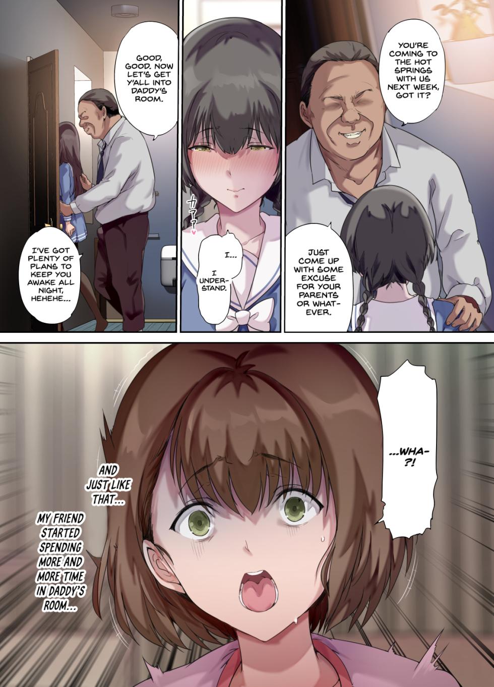 [Kisei Toukyoku (Richard Bahman)] Papa no Shinshitsu wa Musume Tomodachi no Tamariba 2 -Atarashii Tomodachi Hen- [English] [Project Valvrein] - Page 40