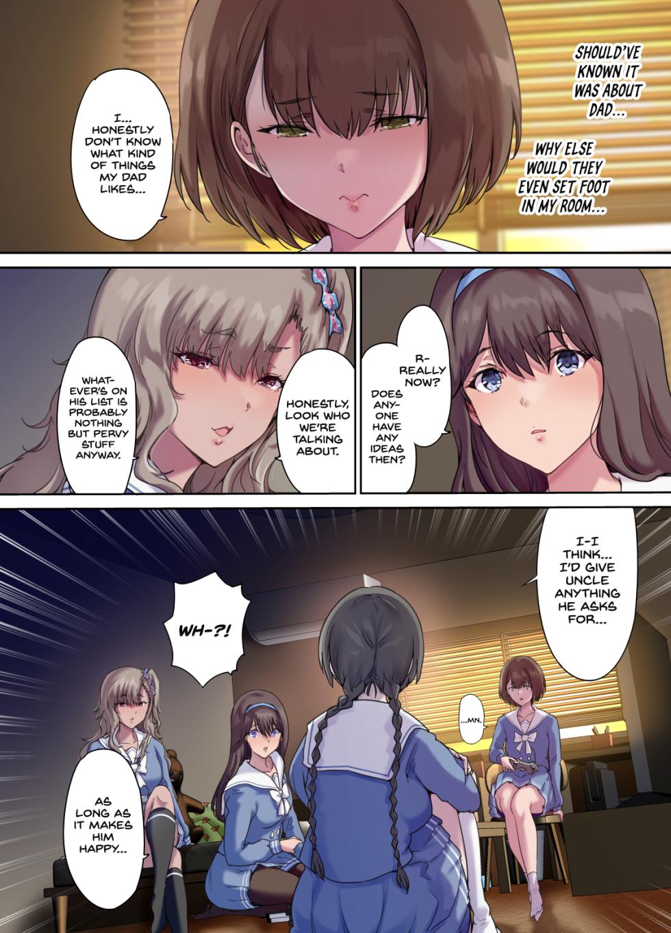 [Kisei Toukyoku (Richard Bahman)] Papa no Shinshitsu wa Musume Tomodachi no Tamariba 4 [English] [Project Valvrein] - Page 3