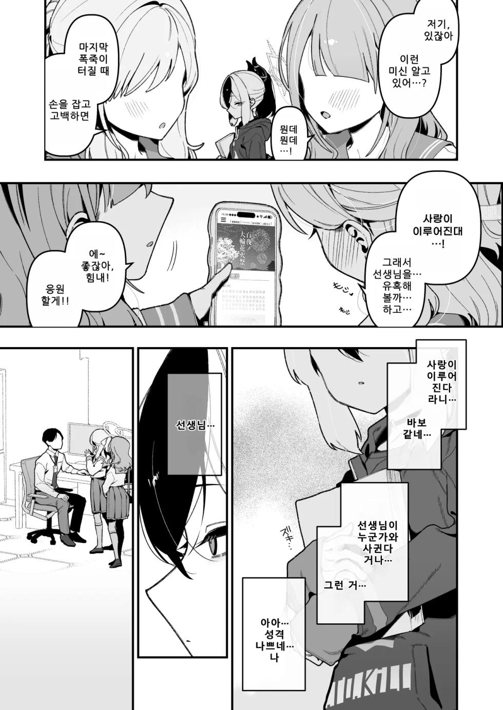 [Hokoriya-san (Okurahokori)] Sensei no Onaho de, Ii yo (Blue Archive) [Korean] [Digital] - Page 8