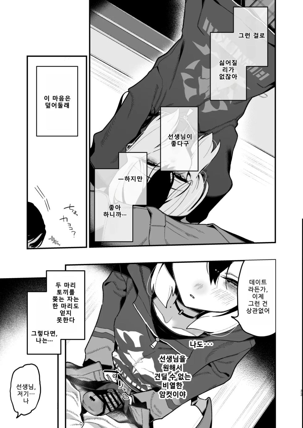 [Hokoriya-san (Okurahokori)] Sensei no Onaho de, Ii yo (Blue Archive) [Korean] [Digital] - Page 34