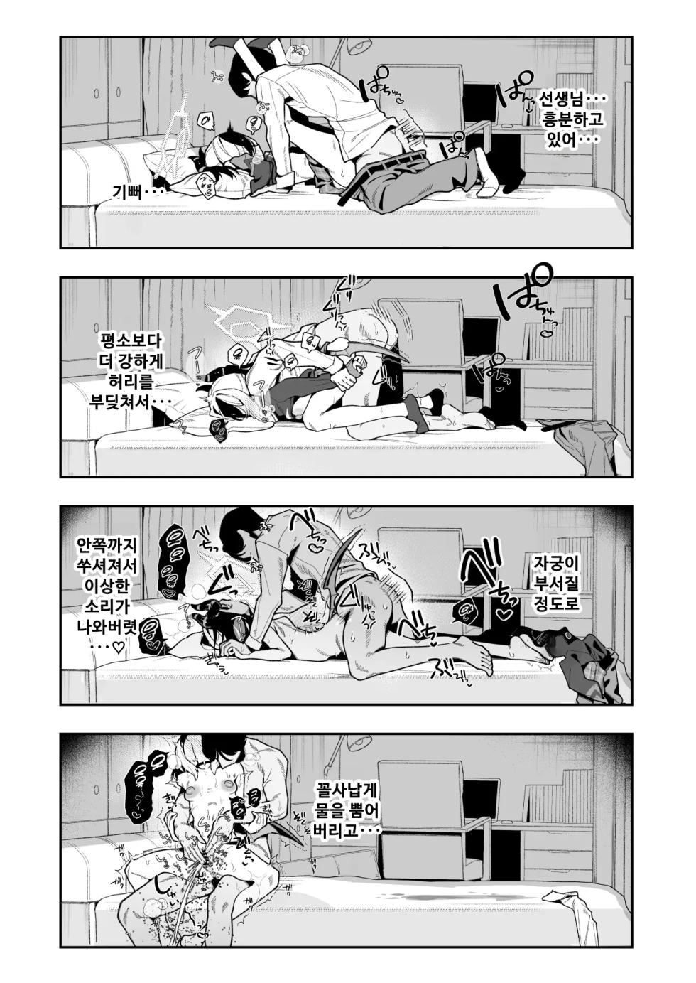 [Hokoriya-san (Okurahokori)] Sensei no Onaho de, Ii yo (Blue Archive) [Korean] [Digital] - Page 37