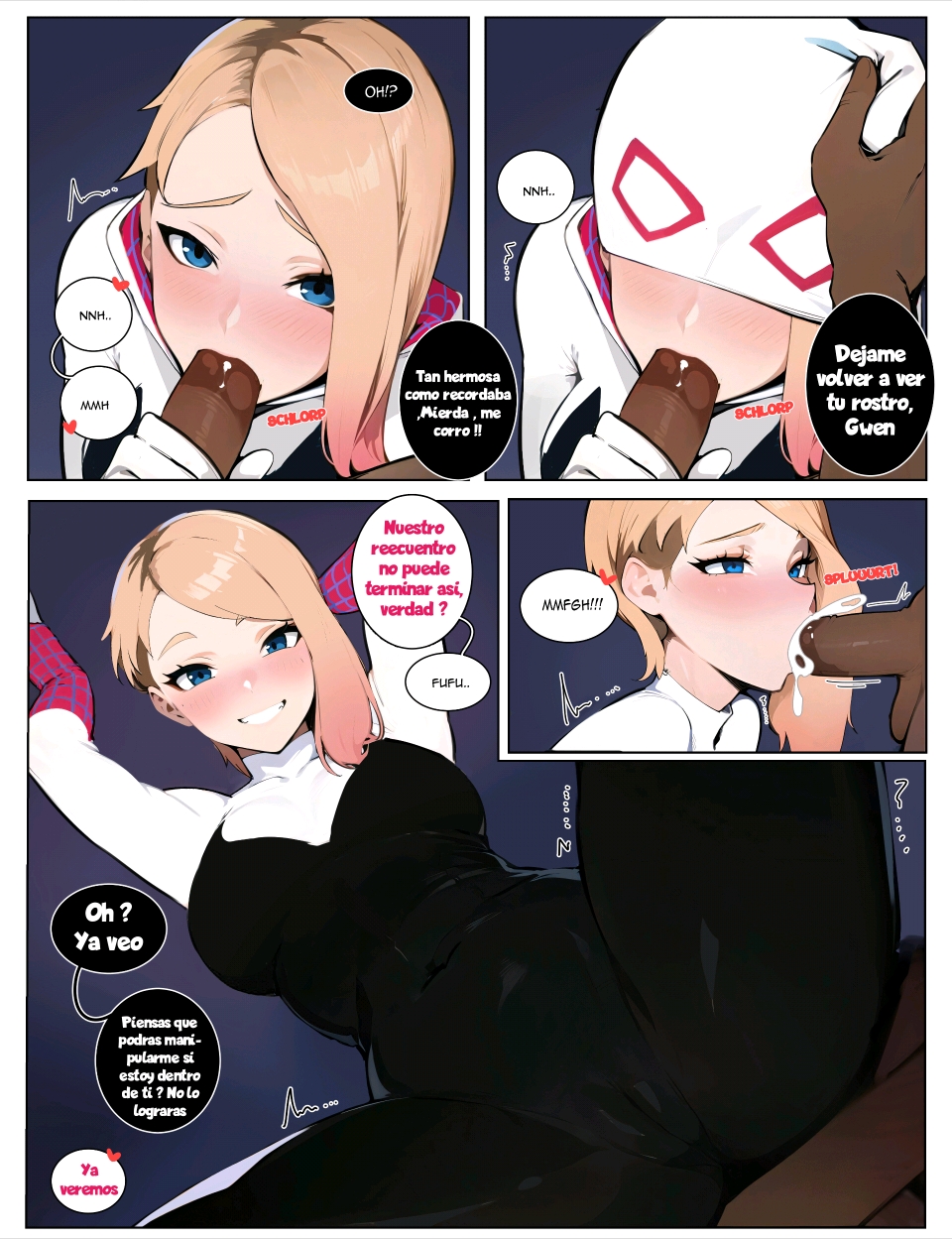 [Kisou] Spider-Gwen vs Miles, el Merodeador (Spider-Man׃ Across the Spider-Verse) [Spanish] [JFairy Traslate] - Page 3