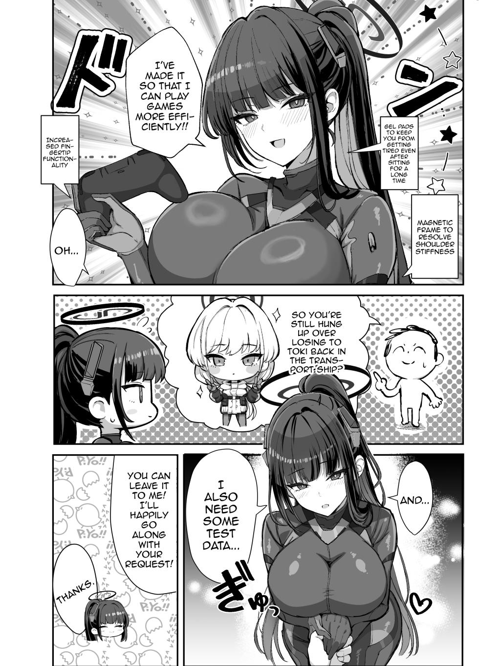 [Vivido (Kumasaku Tamizou)] Hatsunetsu Hatsujou Gouriteki Dosukebe Suit | Rationally, Feverishly In Heat! Lewd Suit! (Blue Archive) [English] {Doujins.com} [Digital] - Page 4