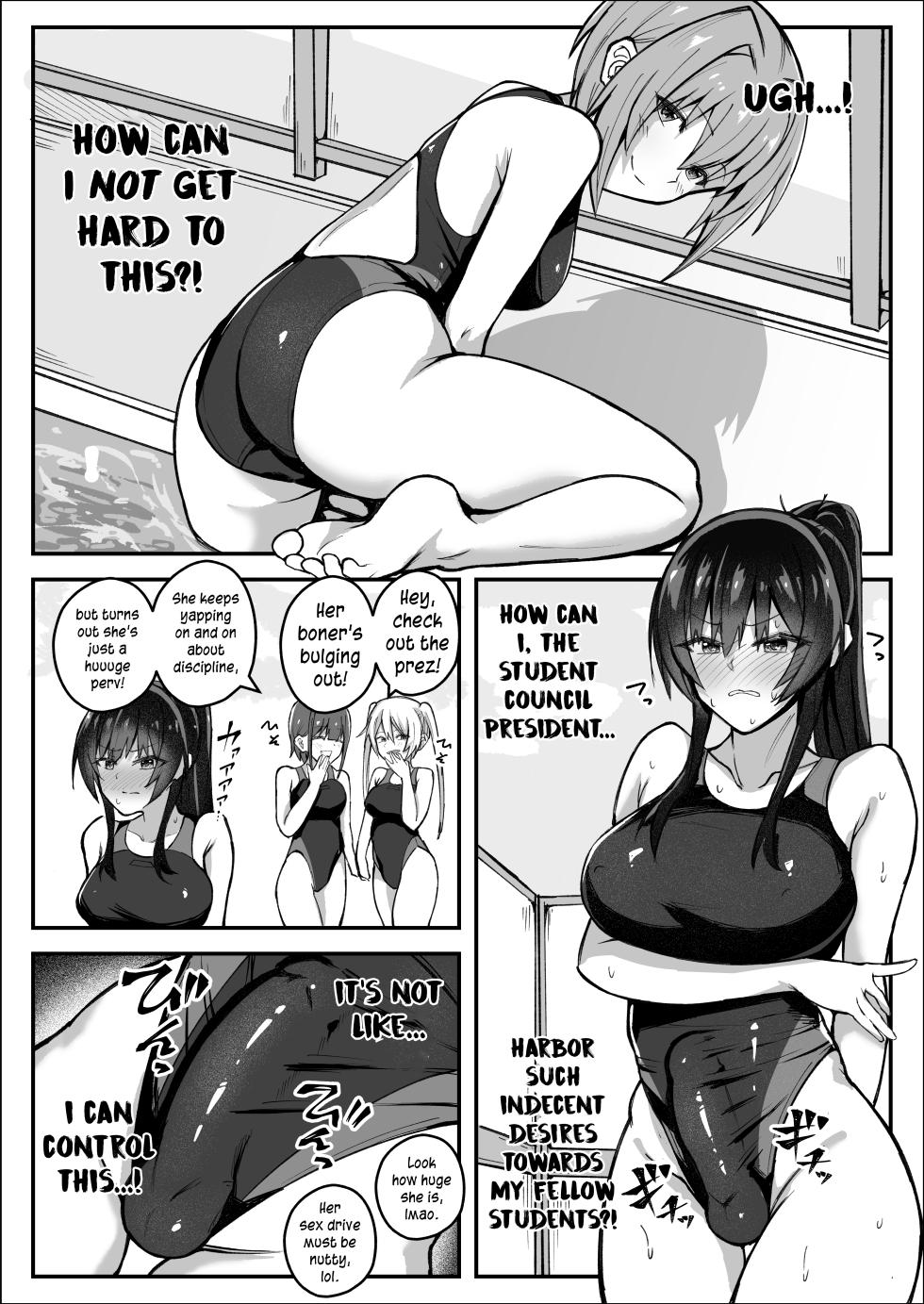 [Sao Otome Gakuen Kouhoubu (Fureshika)] Futanari Iinchou wa Tomodachi ni Yokujou Shitakunai! | The Futanari Class President Doesn't Want to Give In! [English] [MMAG Translations] - Page 5