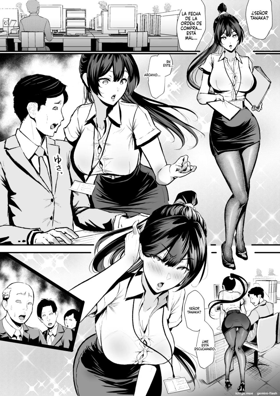 [Henkei Mona Lisa (Mona Lisa)] Cool-kei Hitozuma OL Netorare Nikki [Spanish] [MTL] [Digital] - Page 6