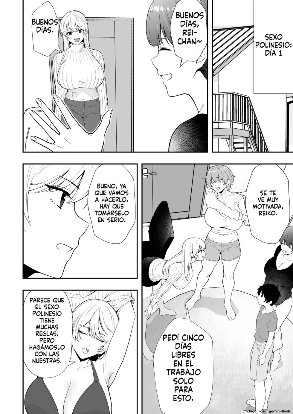 [Tarobaumu] Mama Tomo Harem 3 ~Daisuki na Mama-tachi to Icha Love Seifuku Ecchi~ [Spanish] [MTL] - Page 12