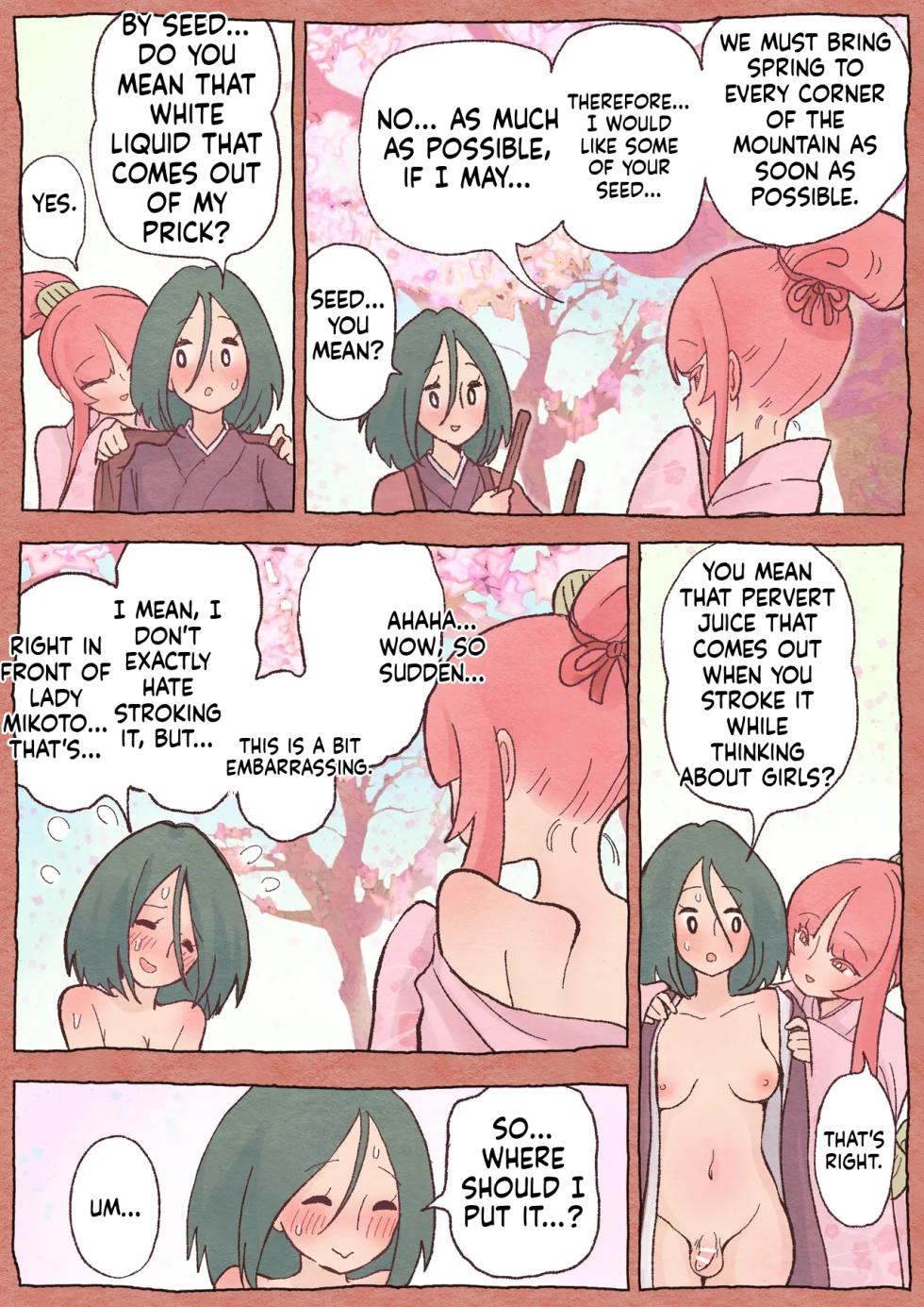 [Tsubame] Futayuri Futanabanashi: "Spring Seed" (MTL) - Page 9