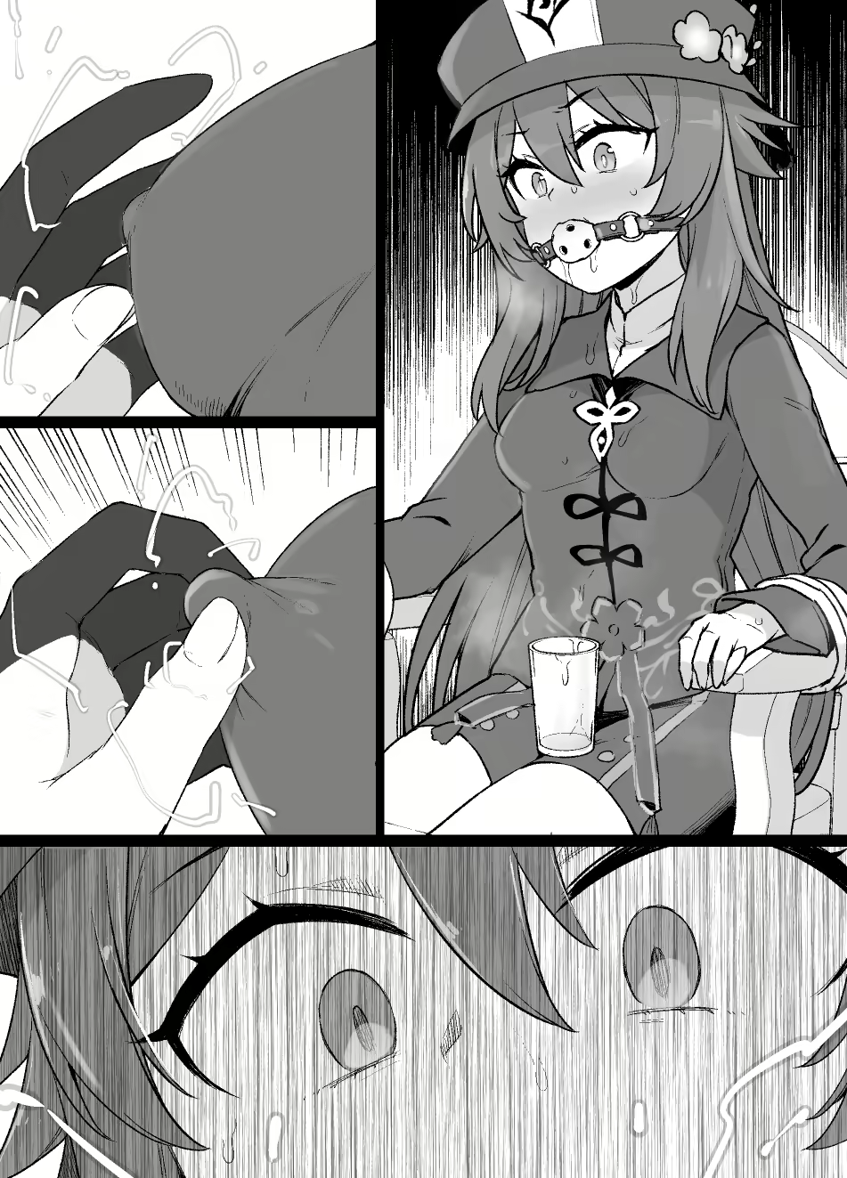 [Kusayarou] Genshin Impact Hu Tao Chikubi Zeme Manga [Spanish] (Genshin Impact) - Page 7