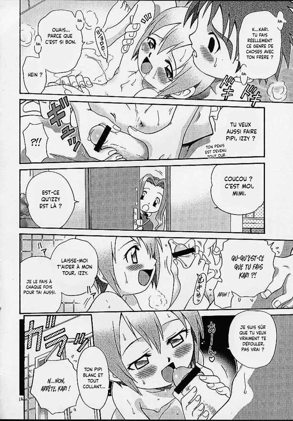 [Studio Tar (Kyouichirou, Shamon)] Jou-kun, Juken de Ketsukacchin.|Joe et son examen de dernière minute (Digimon Adventure) [French] [desudesu] [Digital] Decensored] {Hadess} - Page 11