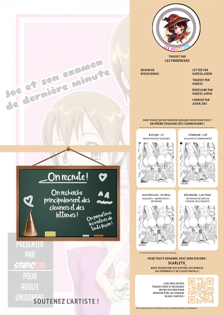 [Studio Tar (Kyouichirou, Shamon)] Jou-kun, Juken de Ketsukacchin.|Joe et son examen de dernière minute (Digimon Adventure) [French] [desudesu] [Digital] Decensored] {Hadess} - Page 33