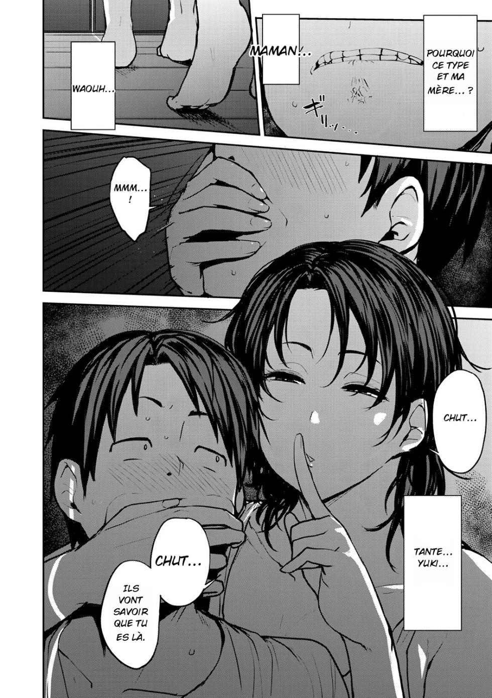 [Nanao Yukiji] Échange incestueux entre deux mères jumelles [Decensored] [French] - Page 20