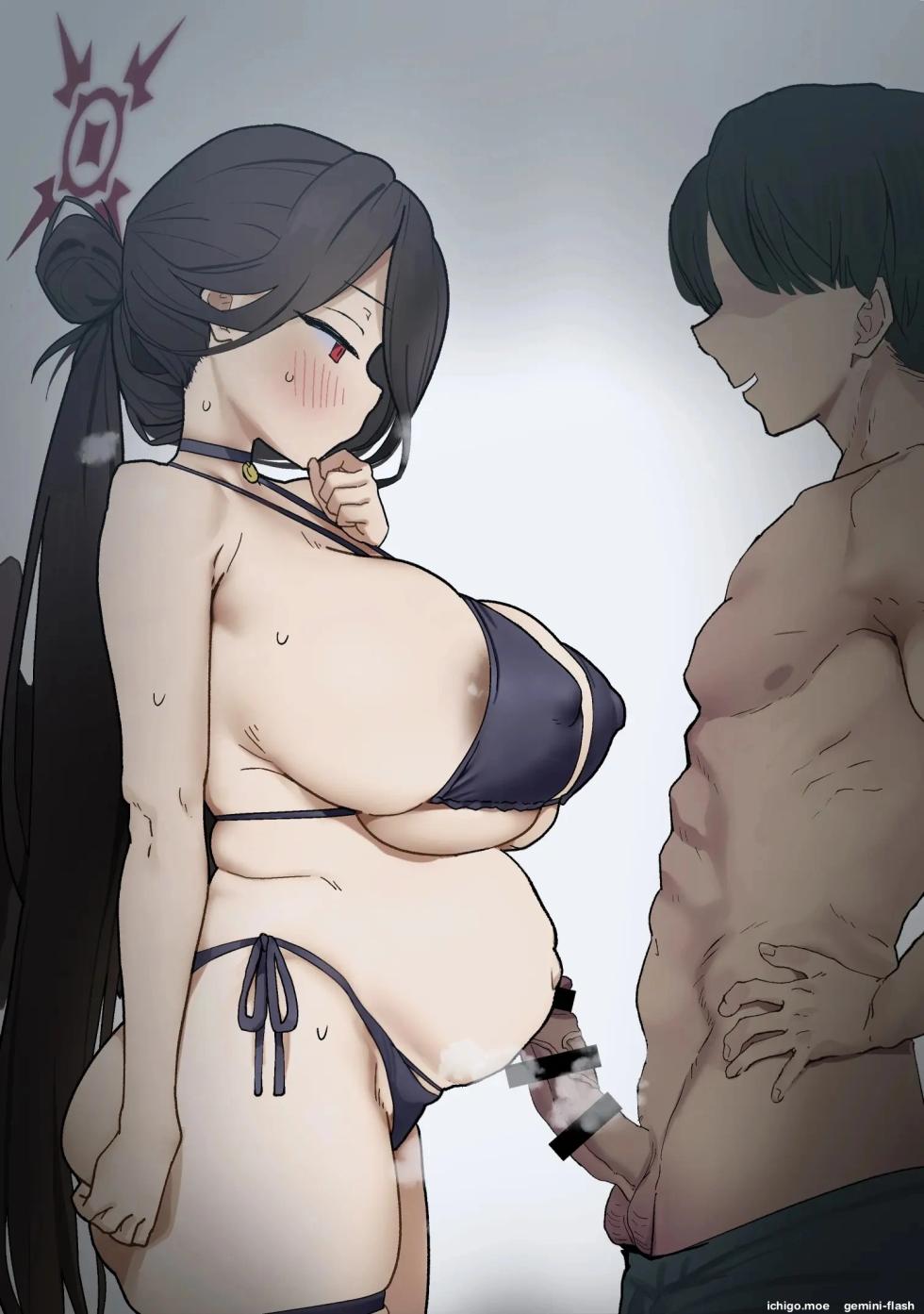 Hasumi in a Swimsuit Gets Impregnated After Being Picked Up (Spanish) MTL - Page 19