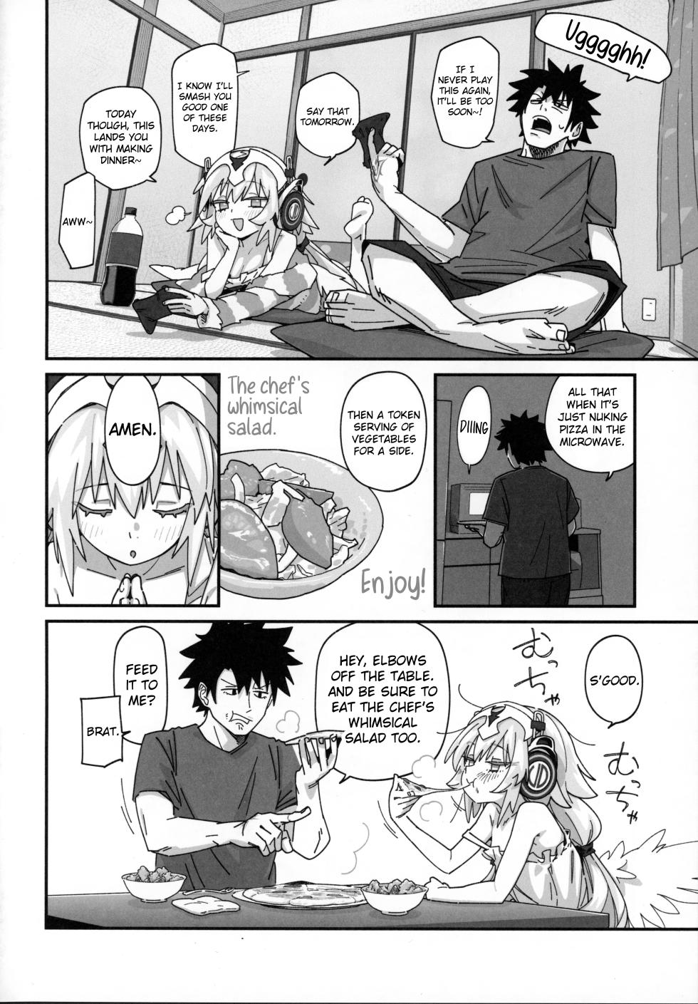 (C108) [Sarpaccio (Waira)] Ikkagetsukan Taida ni Kurasanai to Derarenai Granato | A Granato You Can't Leave Without Spending a Month in Sloth (Fate/Grand Order) [English] - Page 3