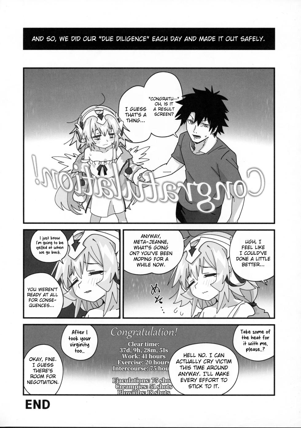 (C108) [Sarpaccio (Waira)] Ikkagetsukan Taida ni Kurasanai to Derarenai Granato | A Granato You Can't Leave Without Spending a Month in Sloth (Fate/Grand Order) [English] - Page 23