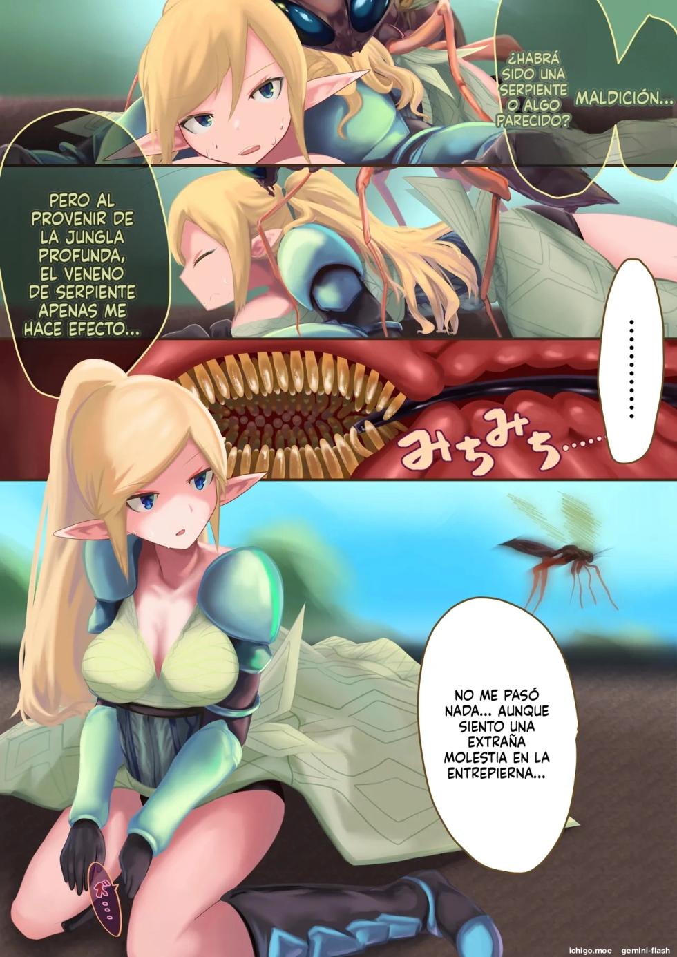 [Libido108] Ishukan Haibokutan ~Mushi ni Makete Ninshin Shussan suru Onnatachi~ [Spanish] [Decensored] [MTL] - Page 33