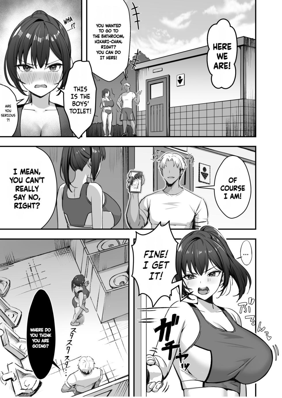 [Azarashi no Otoshimono (Marumai)] Bakunyuu na Rikujoubu no Kanojo, Senpai ni wa Sakaraemasen [Decensored] - Page 10