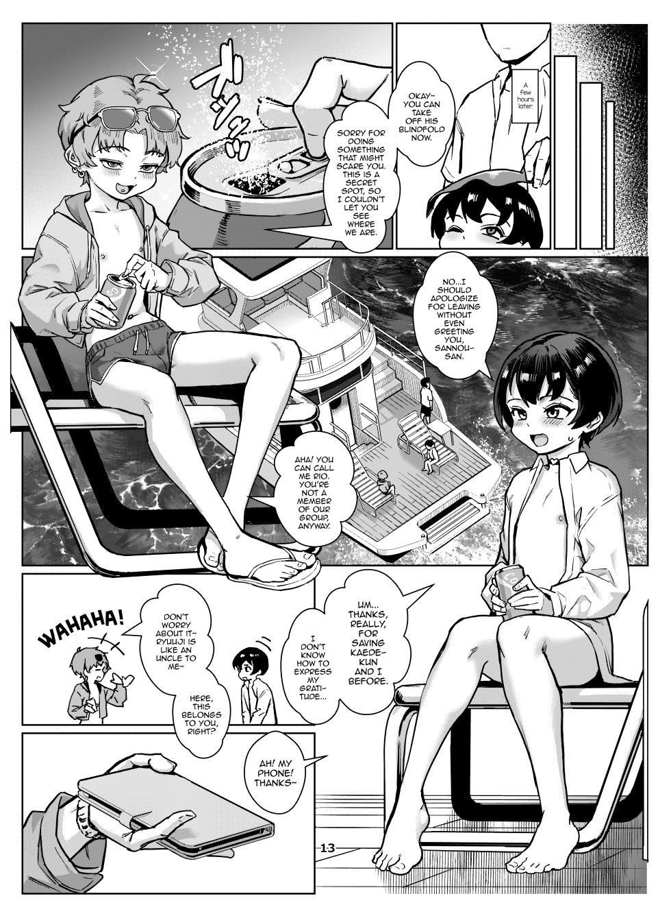 [Inran Shounen, Shinsei Frontier (Shinsei Lolishota) (Jairou, Kozi)] Inran Shounen Nazo no Bitch Shota to Ossan no Monogatari Vol. 6 [English] [mysterymeat3] [Digital] - Page 14