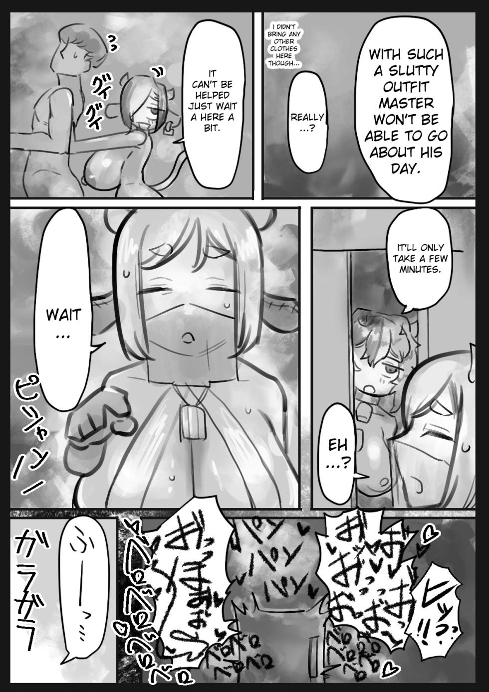[Todaya (Todakenji)] Muhyoujou Cool-kei Maso Mesu Ushi Chichi Inma-san to Lovelove Koubi suru Hanashi ~Maso Mesu Mama Hen~ | Muhoujou Cool-kei Maso Mesu Ushichichi Inma-san to Love Love Koubi suru Hanashi | A Story About Lovey-Dovey Sex with a Cool Expressionless Masochist Cowgirl Succubus ~Masochist Mom Edition~ [English] - Page 8