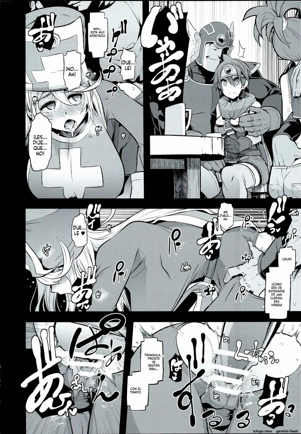 (C89) [DA HOOTCH (ShindoL, hato)] Onna Yuusha no Tabi 2 Ruida no Deai Sakaba (Dragon Quest III) [Spanish] [MTL] - Page 6