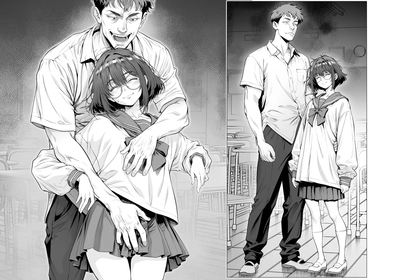 [Sannyuutei (Sannyuutei Shinta)] Koinu-kei Kanojo wa Kowai Furyou Senpai ni Shitsukerareta Koushuu K chinese {个人ai机翻} - Page 38