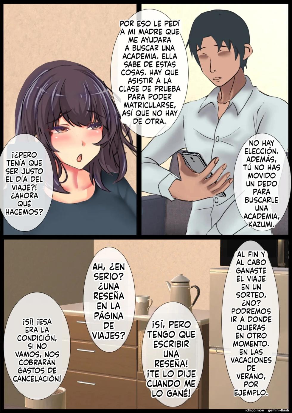 [ChiruIru] Mama no Netorare Tanetsuke Travel [Spanish] [MTL] - Page 6