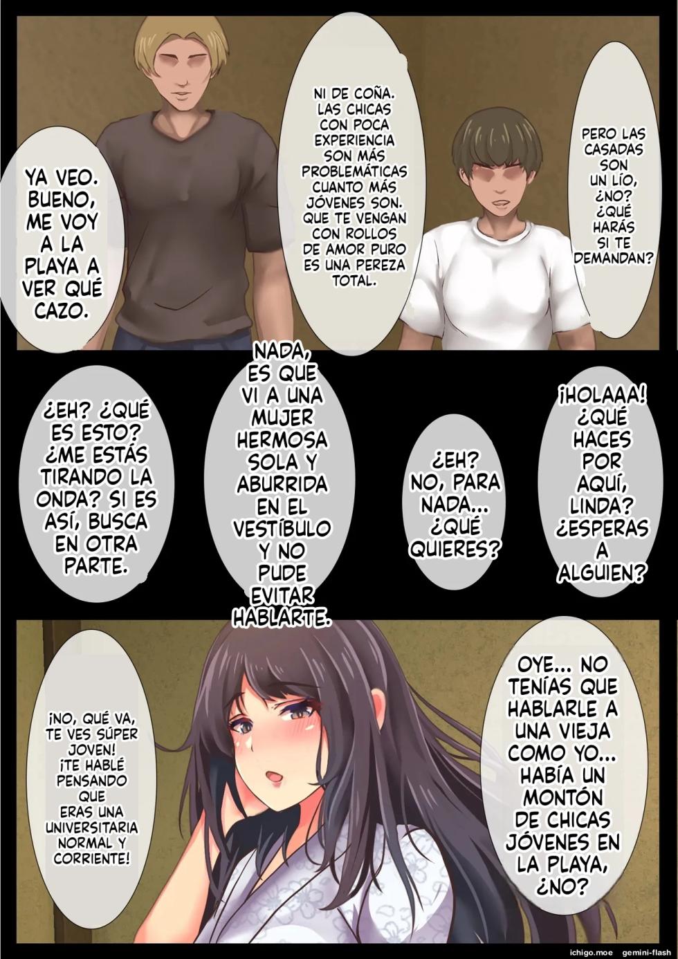 [ChiruIru] Mama no Netorare Tanetsuke Travel [Spanish] [MTL] - Page 15