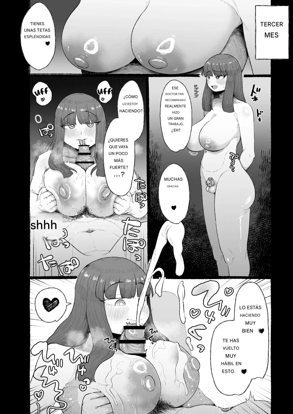[Ebi no Implant (Shrimp Cake)] Ogya Babu Charisma Shachou no Mesu Ochi Futanari Homo Chinpo Sandwich [Spanish] - Page 27