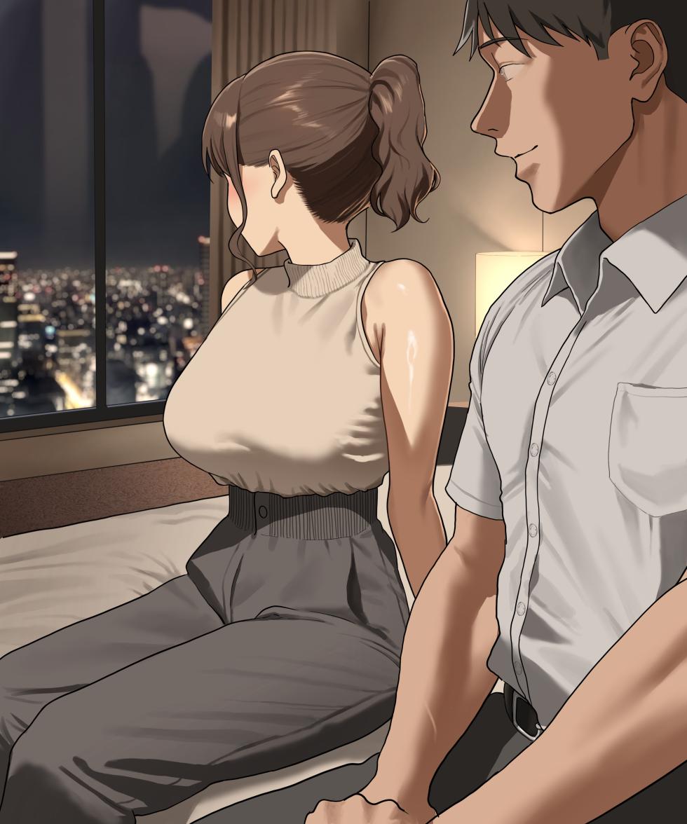 [Anteiru] Gaman Dekinaku Natta Suiei-bu no Sensei wa Hotel made Yobidashite kite... - Page 34