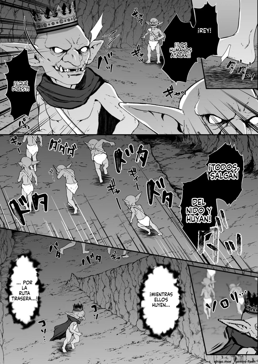 [Seika Kairaku Shoten (Kumakko)] Seijo Reform ~Seijo ni Goblin no Suana o Hakai Sareta node Seijo o Atarashii Suana ni Shimasu~ | COMO LA SANTA DESTRUYÓ NUESTRO NIDO DE GOBLINS, LA CONVERTIRÉ A ELLA EN MI NUEVO NIDO [Spanish] [MTL] [Digital] - Page 3