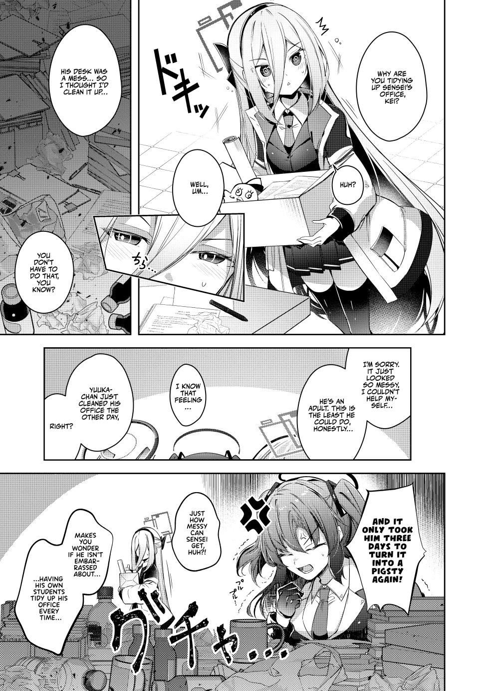 [Midorineko (Midori)] Watashi ga Ichiban Sensei o Sasaete Irun desu kedo????? | I'm Your Number One Student, Right????? (Blue Archive) [English] [Team Rabu2] [Digital] - Page 5