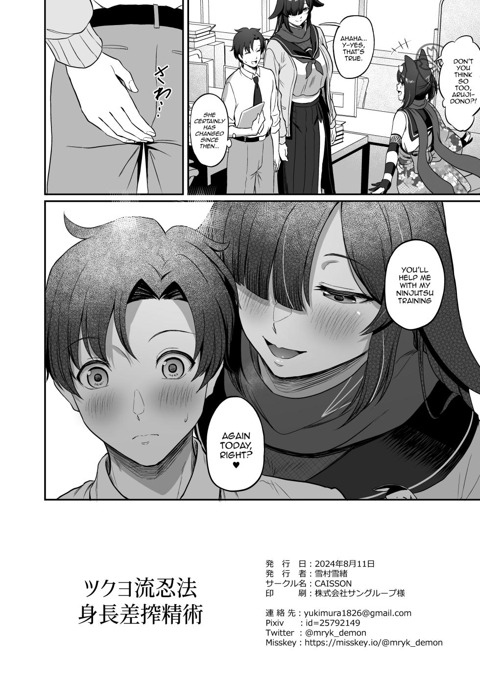 [CAISSON (Yukimura Yukio)] Tsukuyo-ryuu Ninpo Shinchousa Sakusei Jutsu (Blue Archive) [English] [mysterymeat3] [Digital] - Page 21