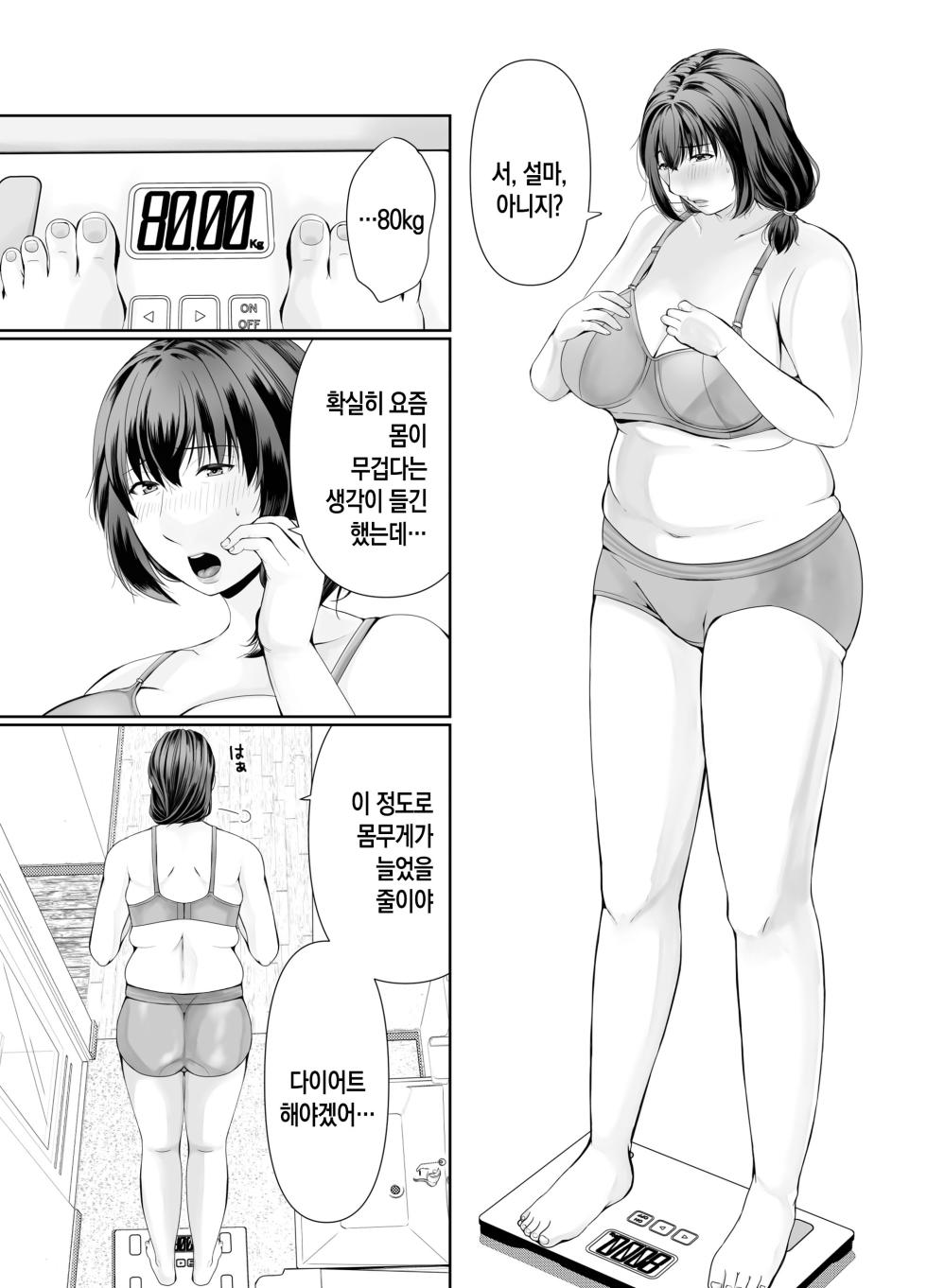 [Popotto Denki Ichigouten (denki popo tto)] pottyari kaa san ha daietto yori mo・・・|통통한 엄마는 다이어트보다도...[Korean][팀 숙녀] - Page 3