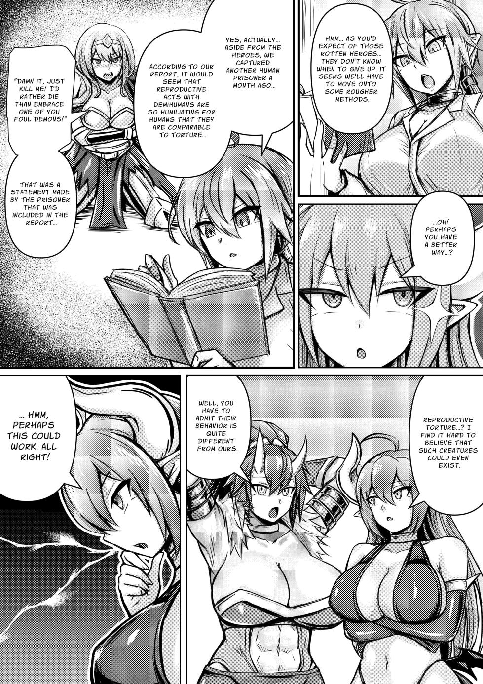 [Bareisho Tarou to Butter Ken (Bareisho Tarou)] Deka Chichi Mazoku wa Ningen no Koto ga Wakaranai kara Yuusha o Kuppuku Saseru Tame ni Ecchi o Shitemiru Koto ni Shita 1 | The Big-Breasted Demons Don't Understand Humans, So They Decide To Bring the Heroes To Their Knees By Having Sex 1 [English] [Penguin Piper] [Digital] - Page 5