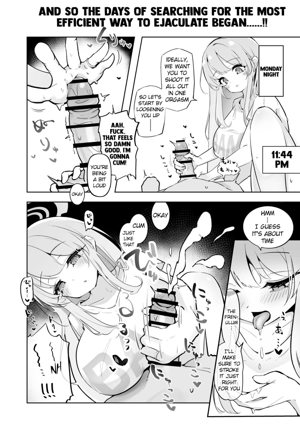 [Wafuerotei (Wafueroi)] Shinkon Eimi to Soku Nuki Doppyun Amaama Seiyoku Kanri Seikatsu | Newlywed Eimi and The Instant Cum Shot, The Lovey-Dovey Libido Control Sex Life (Blue Archive) [English] [Digital] - Page 7