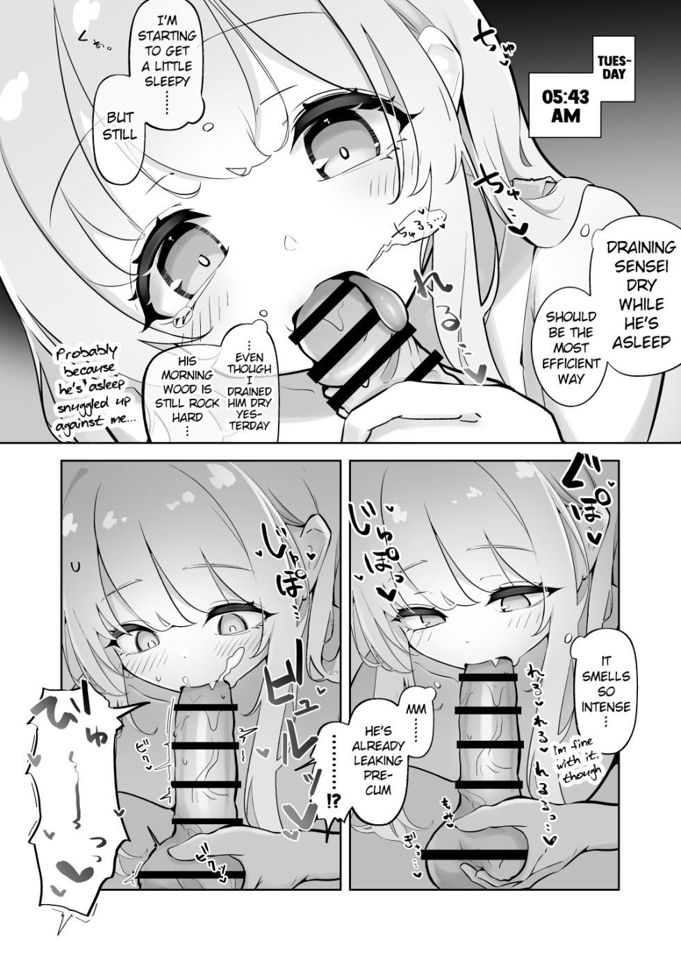 [Wafuerotei (Wafueroi)] Shinkon Eimi to Soku Nuki Doppyun Amaama Seiyoku Kanri Seikatsu | Newlywed Eimi and The Instant Cum Shot, The Lovey-Dovey Libido Control Sex Life (Blue Archive) [English] [Digital] - Page 9
