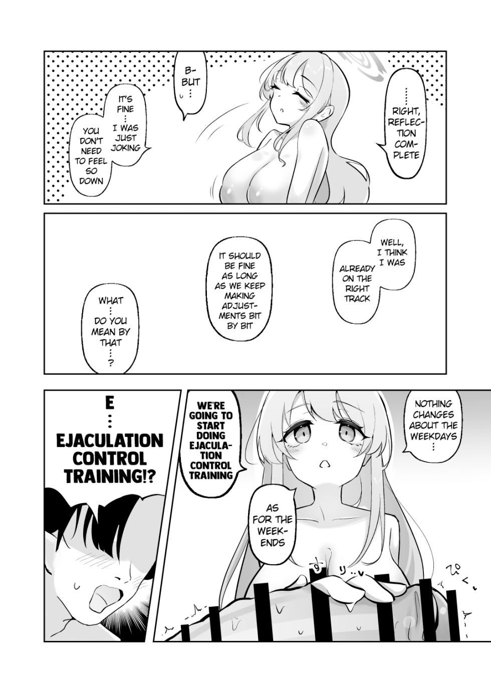 [Wafuerotei (Wafueroi)] Shinkon Eimi to Soku Nuki Doppyun Amaama Seiyoku Kanri Seikatsu | Newlywed Eimi and The Instant Cum Shot, The Lovey-Dovey Libido Control Sex Life (Blue Archive) [English] [Digital] - Page 23