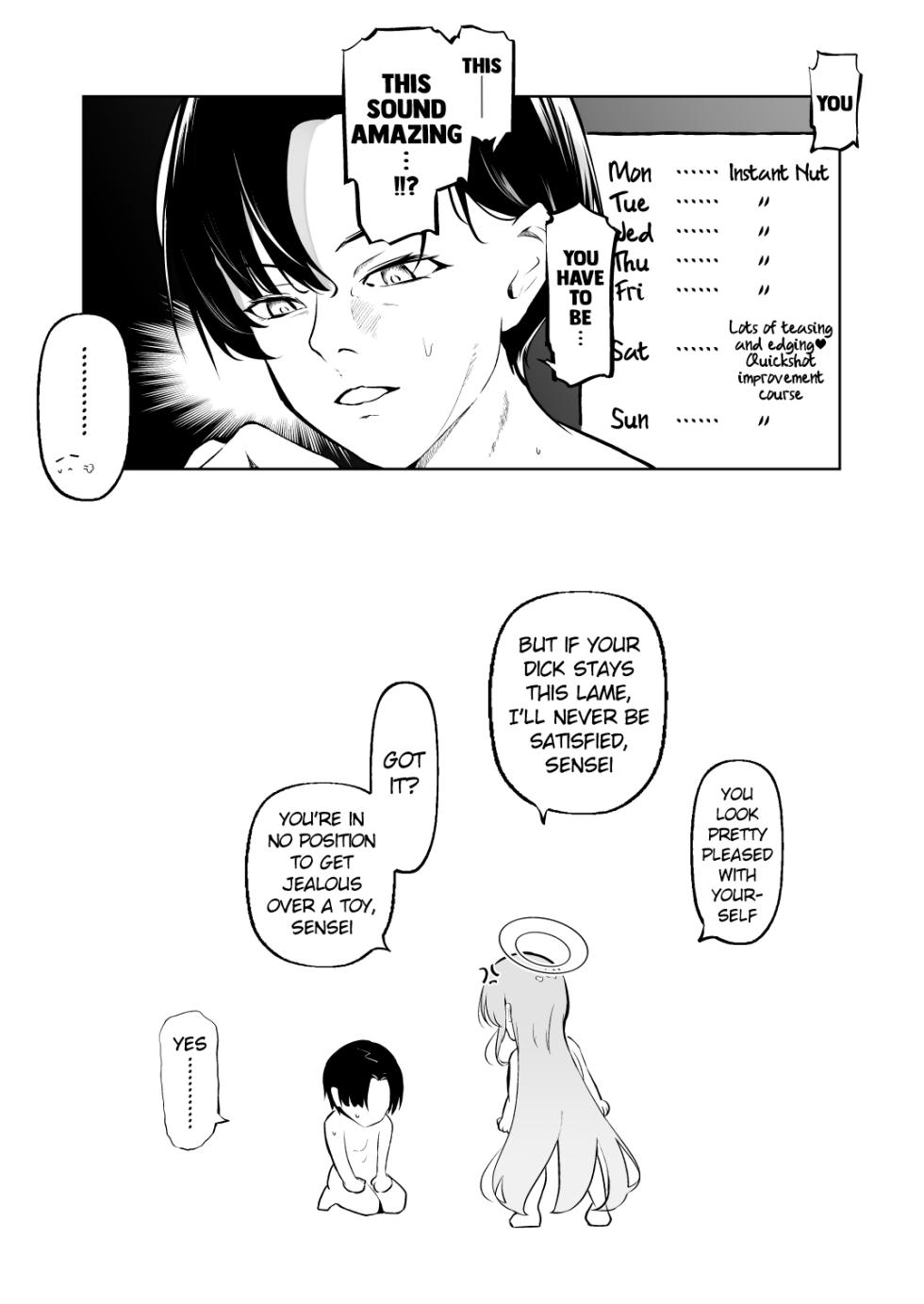 [Wafuerotei (Wafueroi)] Shinkon Eimi to Soku Nuki Doppyun Amaama Seiyoku Kanri Seikatsu | Newlywed Eimi and The Instant Cum Shot, The Lovey-Dovey Libido Control Sex Life (Blue Archive) [English] [Digital] - Page 24