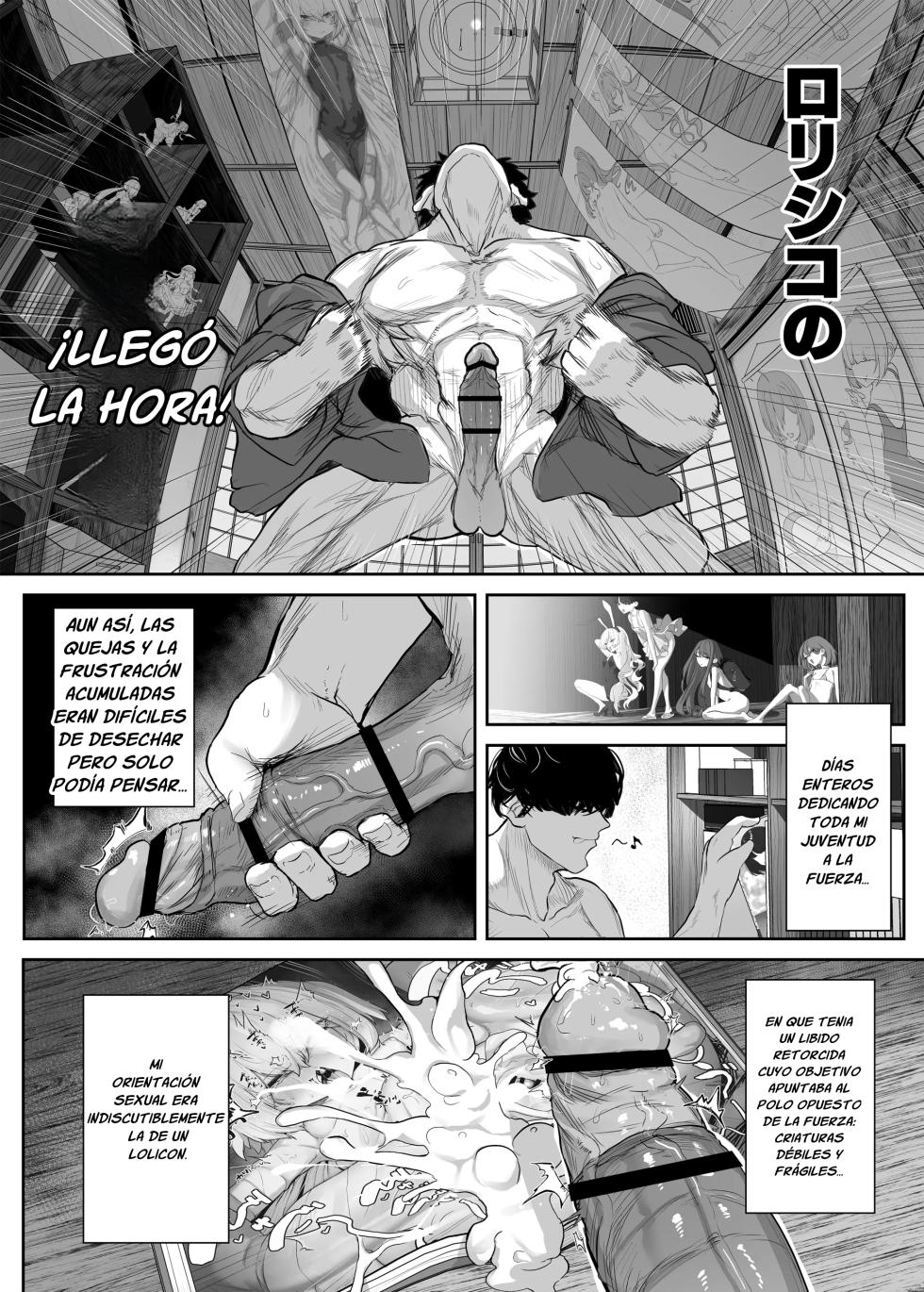 [Sawtatsu] Tenpen Daraku ~Saikyou Budouka TS Loli Onaho ni Otsu~ [Español] [Digital] - Page 8
