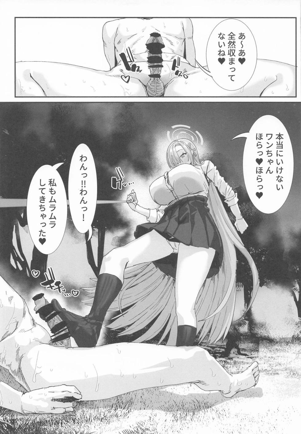 [ｹｹ炭BOX] 先生と私は 首輪で繋がっている (ブルーアーカイブ) - Page 19