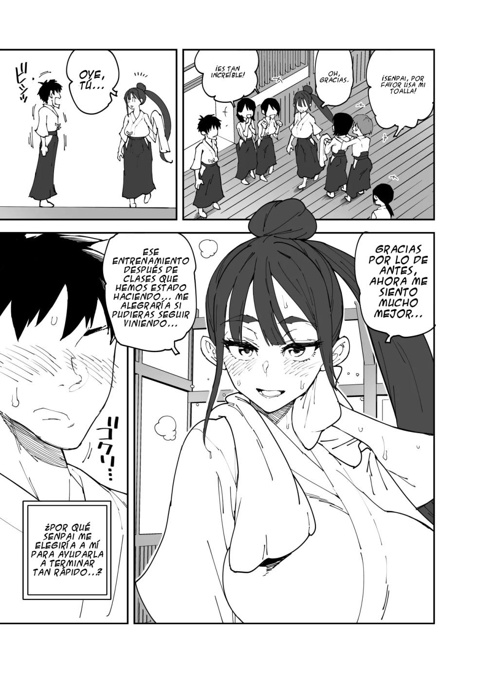 [NOTONE (Asakura Shimoichi)] Futanari Senpai Maji Sourou｜Mi senpai futanari es precoz {Spanish} {EbisuTraslade - Winder} {Digital} - Page 5