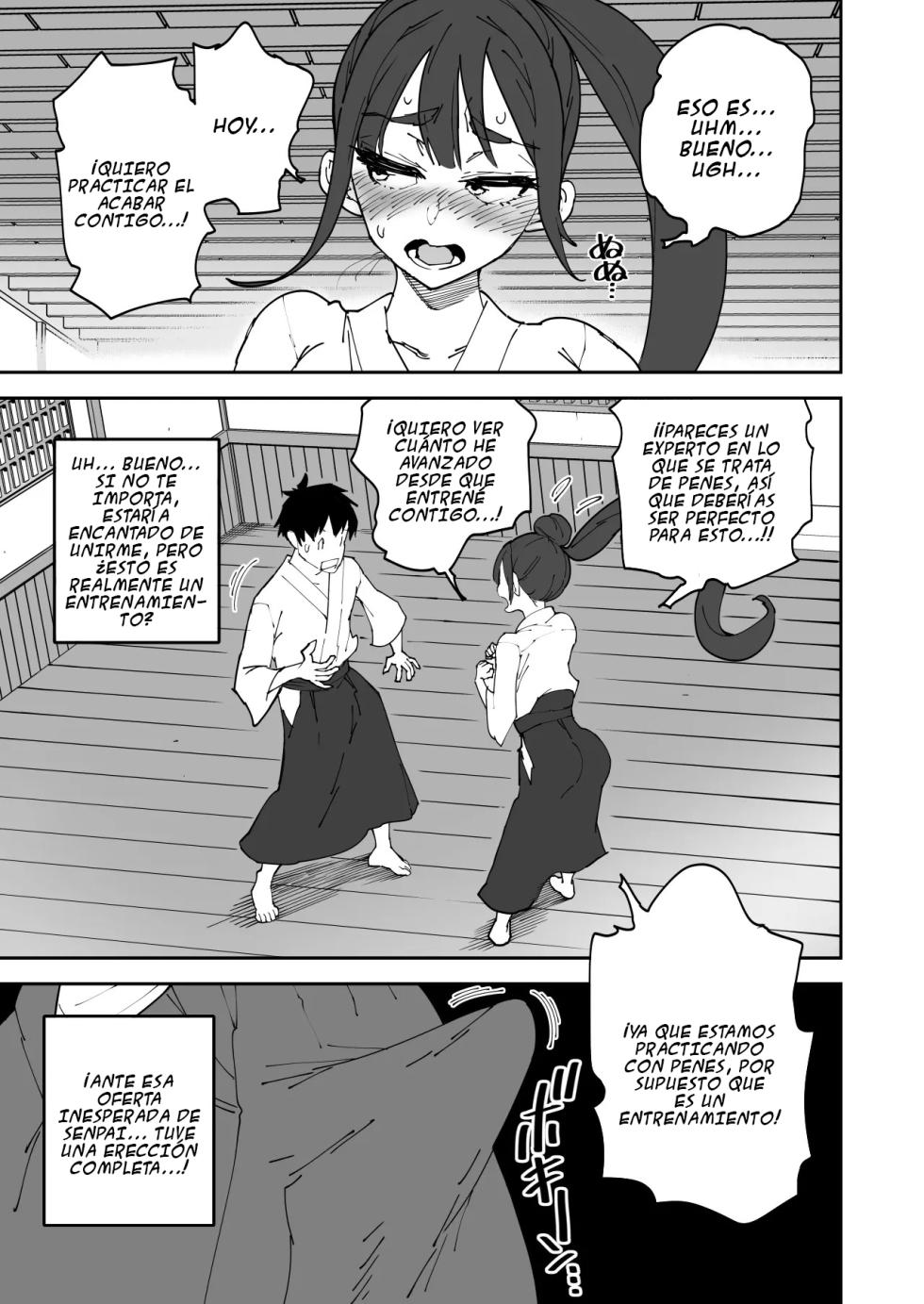 [NOTONE (Asakura Shimoichi)] Futanari Senpai Maji Sourou｜Mi senpai futanari es precoz {Spanish} {EbisuTraslade - Winder} {Digital} - Page 19