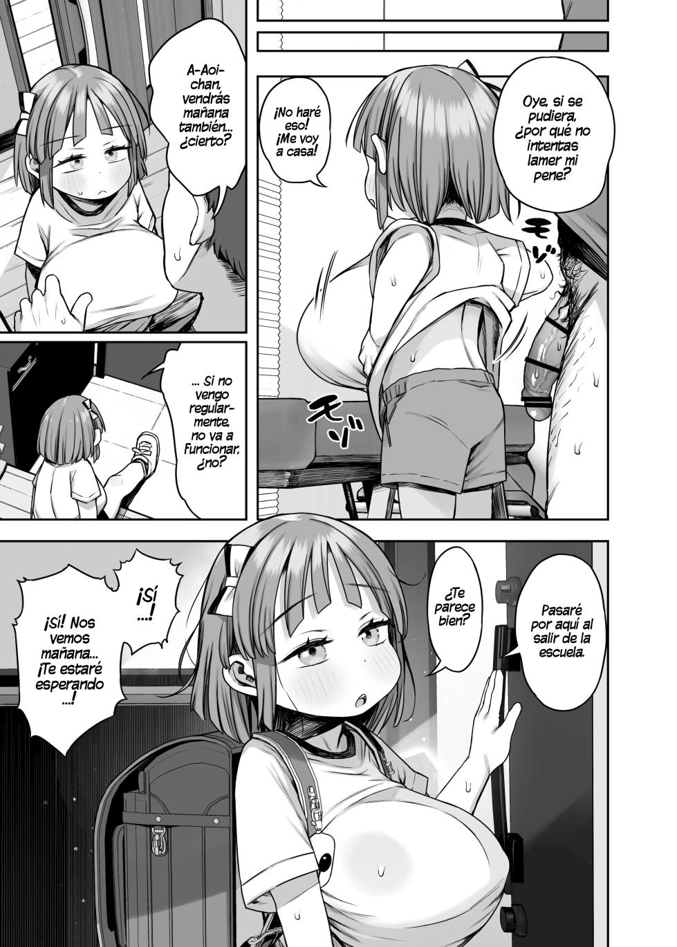 [Kereno Teikoku (Kereno)] Dekasugi!？Bakunyuu Shougakusei Aoi-chan｜¿¡Demasiado Grandes!？Aoi-chan, la Estudiante de Primaria de Enormes Pechos [Traducciones necesarias] - Page 17