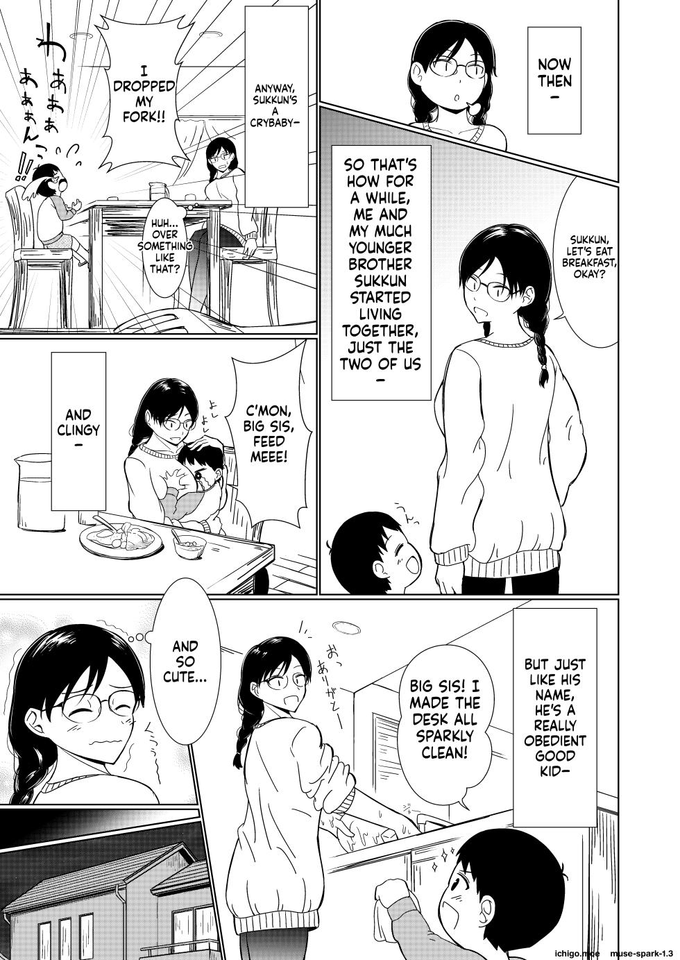[Red boro (Aitoka Nantoka)] Jimi-gao Onee-chan Ganbaru! ~Hajimete no Bokki ni Odoroite Gyan Naki suru Otouto no Osewa wa Taihen!~ - Page 6