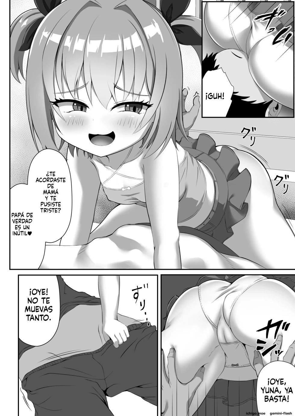 [Hinokiya (Hinokimaru)] Yome to Rikon shite kara Musume ga Shiboritotte Kuru! [Spanish] [MTL] - Page 5