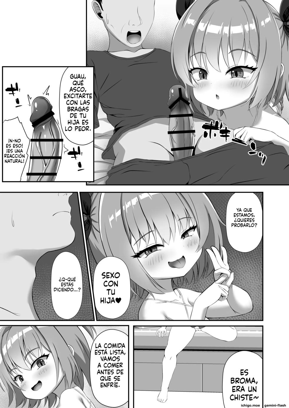 [Hinokiya (Hinokimaru)] Yome to Rikon shite kara Musume ga Shiboritotte Kuru! [Spanish] [MTL] - Page 6
