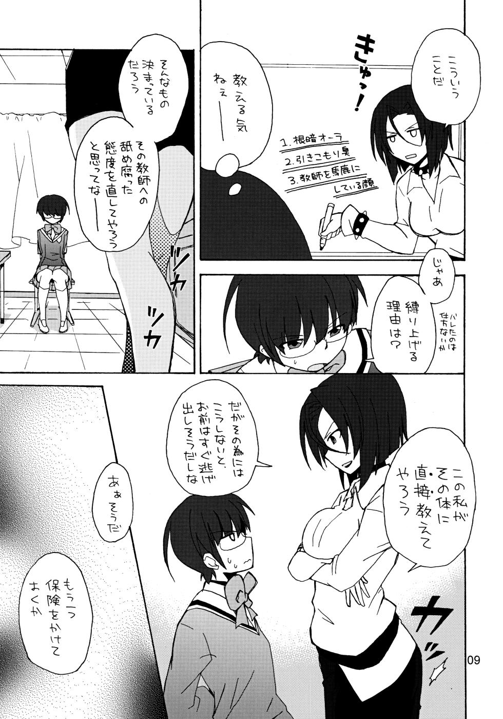 [Ponpon Honpo (Youji)] Josou Shita Keima ga Nikaidou Sensei ni Ashikoki Sarete Iku Hon (The World God Only Knows) - Page 8