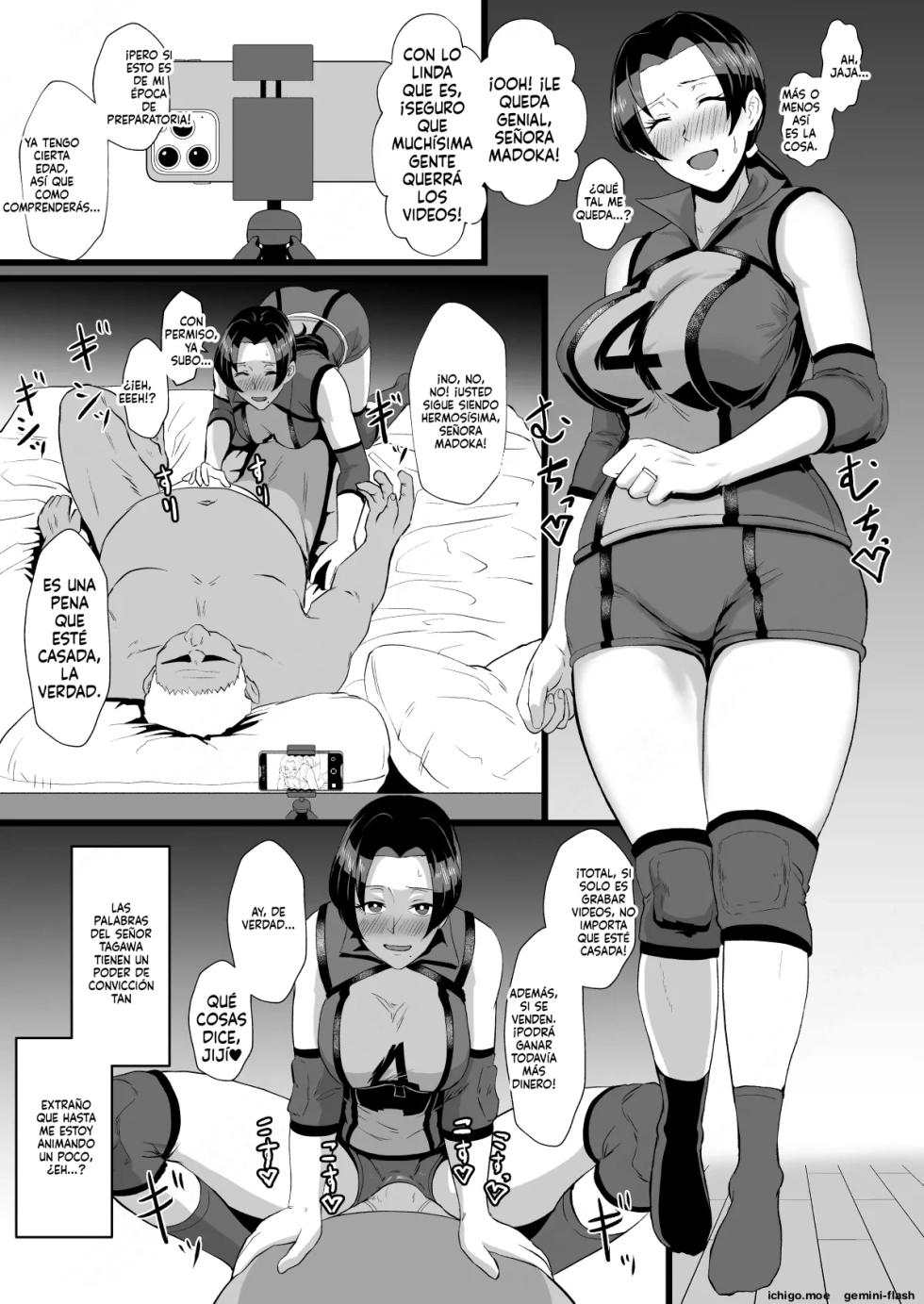 Fuzaichuu no Otto ni Makasareta Musume o Mamoritai Mama to Itsudemo Onaho Arbeit (Spanish) MTL - Page 22