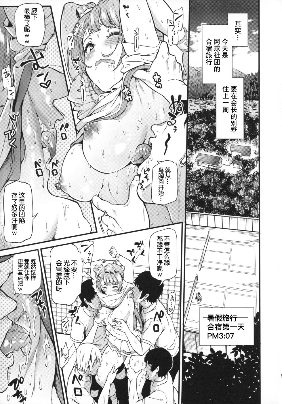 (C94) [Dai 6 Kichi (Kichirock)] Joshidaisei Minami Kotori no YariCir Jikenbo Case.3 | 女大学生南小鸟的乱交社团事件簿 Case.3 (Love Live!) [Chinese] [B_Meow个人汉化] - Page 10