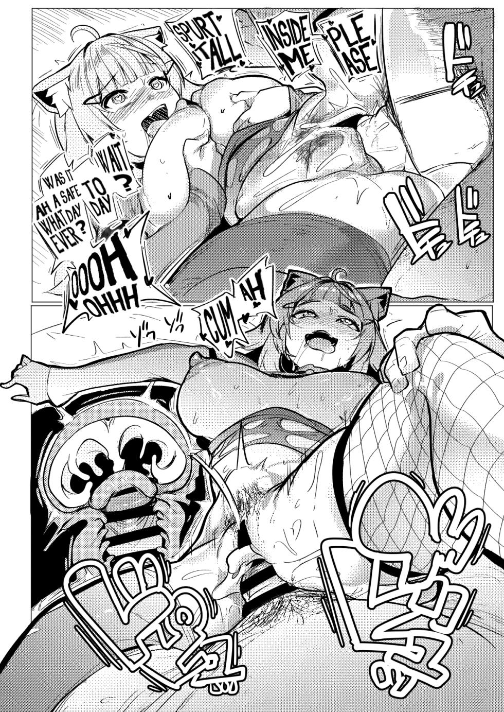[Hitsuji Kikaku (Muneshiro)] Osucollab OC| Offcollab OC (Nekomata Okayu, Rindo Chihaya) [English] [LuxuriaRex] [Digital] - Page 22