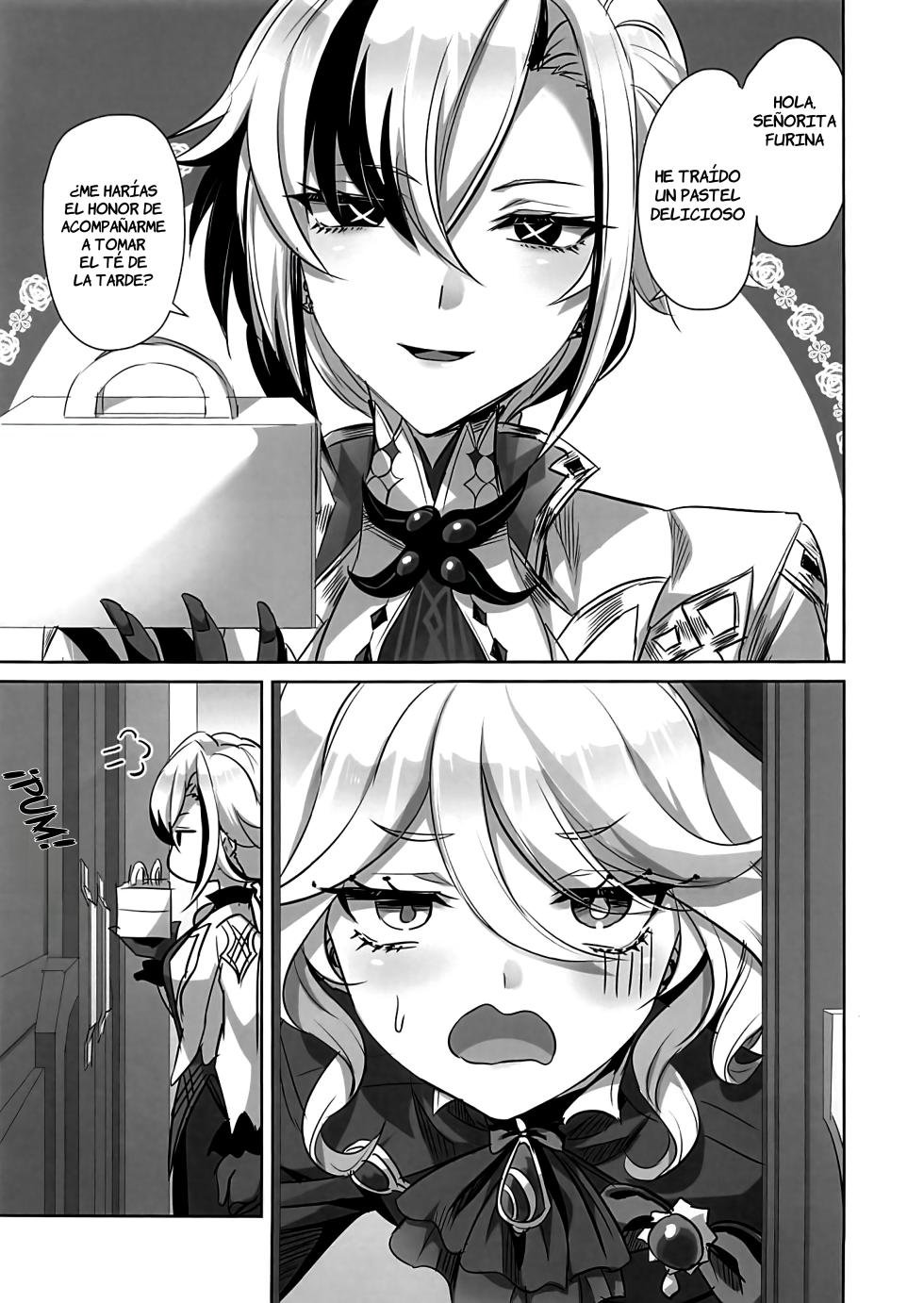 (C104) [Can Do Now! (Minarai Zouhyou)] Doushite Boku ni Ochinchin ga Haete Irundai!?  | ¡¿Por qué me creció un pene?! (Genshin Impact) [Spanish] [La Qiqi que traduce] - Page 4